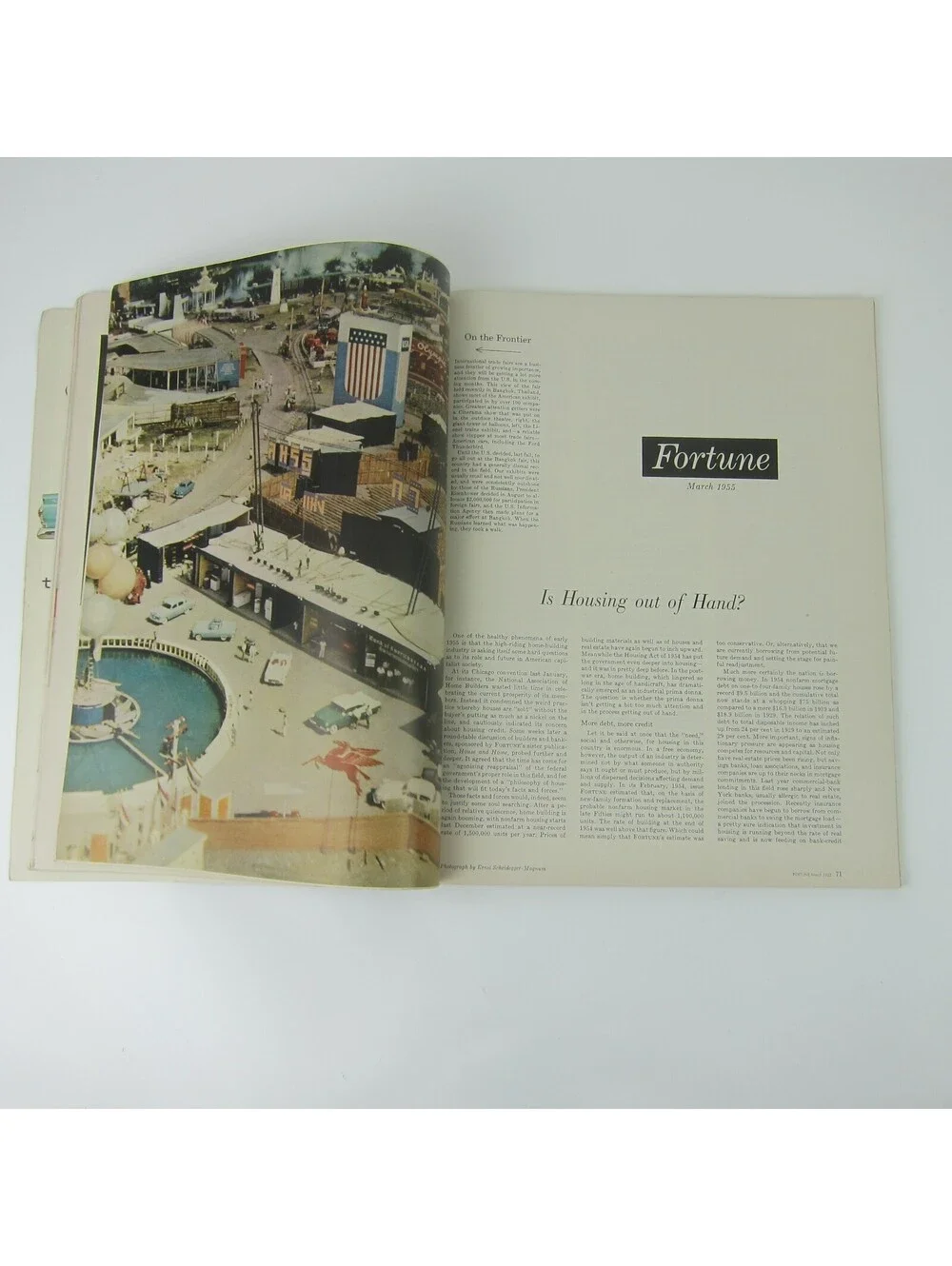 Vintage FORTUNE Magazine March 1955 Campbell Soup Morrell's McCallum Ford Buick